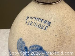 MaxSold Auction: Antique Stoneware Jug – R. Schuler, Paris, Ontario - London (Ontario, Canada) PARTNER MANAGED Downsizing Online Auction - Trillium Crescent