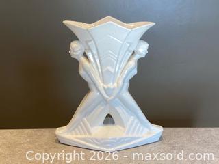 MaxSold Auction: Art Deco–Style White Glazed Ceramic Figural Vase - London (Ontario, Canada) PARTNER MANAGED Downsizing Online Auction - Trillium Crescent