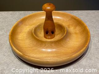 MaxSold Auction: Baribocraft Wooden Nut Bowl with Nutcracker – Made in Canada - London (Ontario, Canada) PARTNER MANAGED Downsizing Online Auction - Trillium Crescent