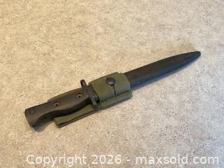 MaxSold Auction: Canadian FN C1 Army Bayonet – Dated 1960 – With Scabbard - London (Ontario, Canada) PARTNER MANAGED Downsizing Online Auction - Trillium Crescent