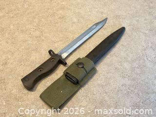MaxSold Auction: Canadian FN C1 Army Bayonet – Dated 1960 – With Scabbard - London (Ontario, Canada) PARTNER MANAGED Downsizing Online Auction - Trillium Crescent