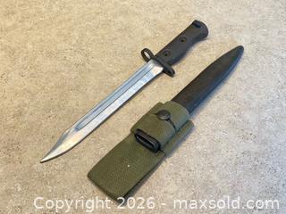 MaxSold Auction: Canadian FN C1 Army Bayonet – Dated 1960 – With Scabbard - London (Ontario, Canada) PARTNER MANAGED Downsizing Online Auction - Trillium Crescent