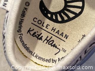 MaxSold Auction: Cole Haan x Keith Haring Shoes Slip-On Sneakers – White Canvas – Women’s Size 8B - London (Ontario, Canada) PARTNER MANAGED Downsizing Online Auction - Trillium Crescent