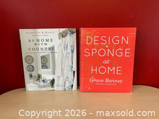 MaxSold Auction: Decor & Interior Design Coffee Table Books – Set of 2 - London (Ontario, Canada) PARTNER MANAGED Downsizing Online Auction - Trillium Crescent