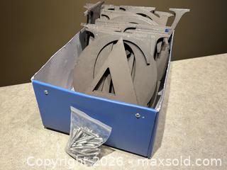 MaxSold Auction: Decorative Metal Alphabet Letter Set – 9.25” Tall (Includes Screws) - London (Ontario, Canada) PARTNER MANAGED Downsizing Online Auction - Trillium Crescent