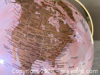 MaxSold Auction: Decorative Pink & Gold World Globe - London (Ontario, Canada) PARTNER MANAGED Downsizing Online Auction - Trillium Crescent