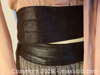 MaxSold Auction: Double Zero Two-Piece Outfit – Sheer Blouse & Tweed Skirt – Size M - London (Ontario, Canada) PARTNER MANAGED Downsizing Online Auction - Trillium Crescent