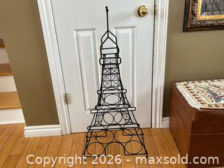 MaxSold Auction: Eiffel Tower Wine Rack – Holds 6 Bottles - London (Ontario, Canada) PARTNER MANAGED Downsizing Online Auction - Trillium Crescent