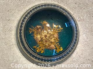 MaxSold Auction: Glass Paperweight with Dried Floral Center – 3in D - London (Ontario, Canada) PARTNER MANAGED Downsizing Online Auction - Trillium Crescent