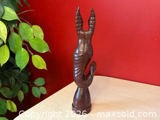 MaxSold Auction: Hand-Carved Wood Mermaid Form with Angelic Wings - London (Ontario, Canada) PARTNER MANAGED Downsizing Online Auction - Trillium Crescent