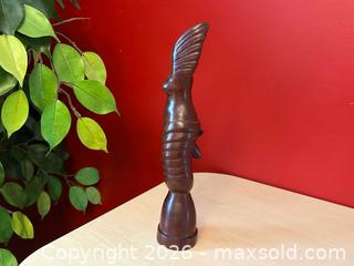 MaxSold Auction: Hand-Carved Wood Mermaid Form with Angelic Wings - London (Ontario, Canada) PARTNER MANAGED Downsizing Online Auction - Trillium Crescent