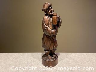 MaxSold Auction: Hand-Carved Wooden Figure – Man Holding a Key | Made in Spain - London (Ontario, Canada) PARTNER MANAGED Downsizing Online Auction - Trillium Crescent