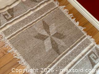 MaxSold Auction: Handwoven Natural Area Rug / Runner - London (Ontario, Canada) PARTNER MANAGED Downsizing Online Auction - Trillium Crescent