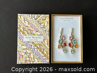 MaxSold Auction: Isaac Mizrahi New York Multi-Stone Drop Earrings (Boxed) - London (Ontario, Canada) PARTNER MANAGED Downsizing Online Auction - Trillium Crescent