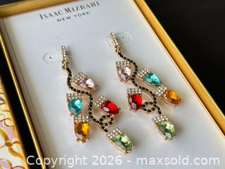MaxSold Auction: Isaac Mizrahi New York Multi-Stone Drop Earrings (Boxed) - London (Ontario, Canada) PARTNER MANAGED Downsizing Online Auction - Trillium Crescent