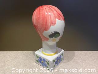 MaxSold Auction: Italian Ceramic Head Bust / Figurine – Il Quadrifoglio, Florence - London (Ontario, Canada) PARTNER MANAGED Downsizing Online Auction - Trillium Crescent