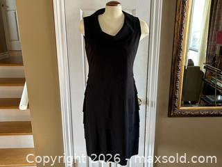 MaxSold Auction: Joseph Ribkoff Sleeveless Black Dress – Size 12 - London (Ontario, Canada) PARTNER MANAGED Downsizing Online Auction - Trillium Crescent