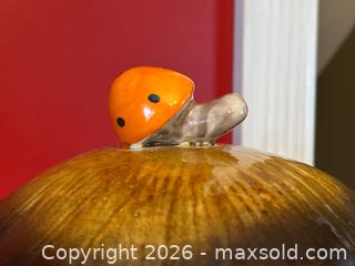 MaxSold Auction: Large Vintage “Merry Mushrooms” Canister with Lid – Laurentian Pottery, Canada - London (Ontario, Canada) PARTNER MANAGED Downsizing Online Auction - Trillium Crescent