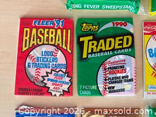 MaxSold Auction: Lot of 10 Unopened Vintage Baseball Card Packs (1981–1991) - London (Ontario, Canada) PARTNER MANAGED Downsizing Online Auction - Trillium Crescent