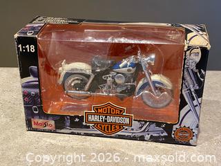 MaxSold Auction: Maisto Harley-Davidson Motorcycle Die-Cast Model – 1:18 Scale (Boxed) - London (Ontario, Canada) PARTNER MANAGED Downsizing Online Auction - Trillium Crescent