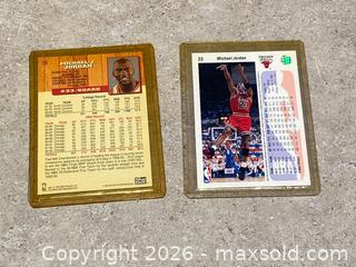 MaxSold Auction: Michael Jordan Basketball Cards – Chicago Bulls (2 Cards) - London (Ontario, Canada) PARTNER MANAGED Downsizing Online Auction - Trillium Crescent