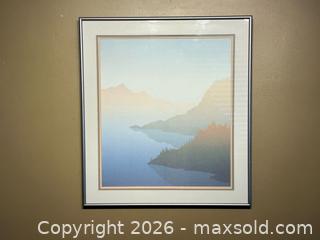MaxSold Auction: Mountain Lake Serenity Landscape Print - London (Ontario, Canada) PARTNER MANAGED Downsizing Online Auction - Trillium Crescent