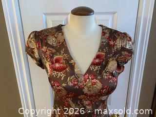 MaxSold Auction: Nanette Lepore Silk Floral Dress – Size 4 – Made in USA - London (Ontario, Canada) PARTNER MANAGED Downsizing Online Auction - Trillium Crescent