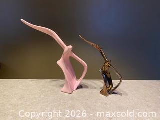 MaxSold Auction: Pair of Abstract Ceramic Bird Figurines - London (Ontario, Canada) PARTNER MANAGED Downsizing Online Auction - Trillium Crescent