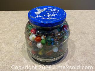 MaxSold Auction: Pickle Jar Filled with Assorted Vintage Marbles - London (Ontario, Canada) PARTNER MANAGED Downsizing Online Auction - Trillium Crescent