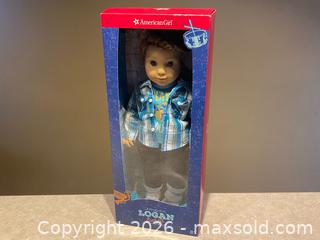 MaxSold Auction: Retired American Girl Logan Everett Doll - New In Box (NIB) - London (Ontario, Canada) PARTNER MANAGED Downsizing Online Auction - Trillium Crescent