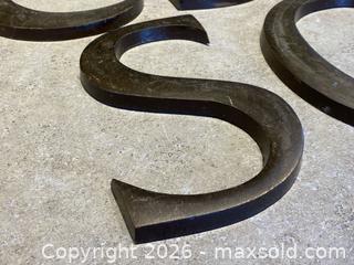 MaxSold Auction: Solid Metal Letter Signage – “C S T S C” - London (Ontario, Canada) PARTNER MANAGED Downsizing Online Auction - Trillium Crescent