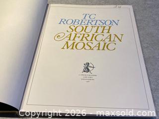 MaxSold Auction: South African Mosaic – Hardcover (1978) - London (Ontario, Canada) PARTNER MANAGED Downsizing Online Auction - Trillium Crescent