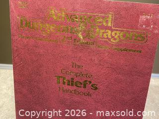 MaxSold Auction: The Complete Thief’s Handbook Advanced Dungeons & Dragons – Player’s Handbook / Rules Supplement - London (Ontario, Canada) PARTNER MANAGED Downsizing Online Auction - Trillium Crescent