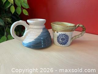 MaxSold Auction: Two Artisan Studio Pottery Mugs - London (Ontario, Canada) PARTNER MANAGED Downsizing Online Auction - Trillium Crescent