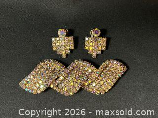 MaxSold Auction: Vintage Aurora Borealis Rhinestone Set - London (Ontario, Canada) PARTNER MANAGED Downsizing Online Auction - Trillium Crescent