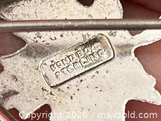 MaxSold Auction: Vintage Bond Boyd Sterling Silver Maple Leaf Brooch – Canadian Jewelry - London (Ontario, Canada) PARTNER MANAGED Downsizing Online Auction - Trillium Crescent