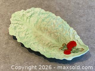 MaxSold Auction: Vintage Carlton Ware "Lettuce & Tomato" Serving Dish - London (Ontario, Canada) PARTNER MANAGED Downsizing Online Auction - Trillium Crescent