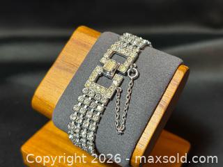 MaxSold Auction: Vintage Crystal Rhinestone Four-Strand Bracelet - London (Ontario, Canada) PARTNER MANAGED Downsizing Online Auction - Trillium Crescent
