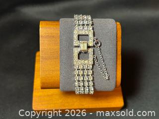 MaxSold Auction: Vintage Crystal Rhinestone Four-Strand Bracelet - London (Ontario, Canada) PARTNER MANAGED Downsizing Online Auction - Trillium Crescent