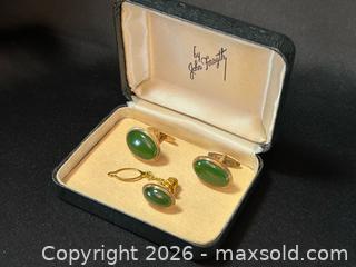 MaxSold Auction: Vintage John Forsyth Cufflink & Tie Tack Set - London (Ontario, Canada) PARTNER MANAGED Downsizing Online Auction - Trillium Crescent