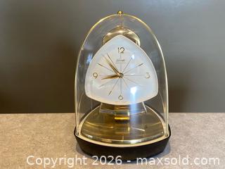 MaxSold Auction: Vintage Kundo Electronic Mantel Clock with Plastic Dome - London (Ontario, Canada) PARTNER MANAGED Downsizing Online Auction - Trillium Crescent