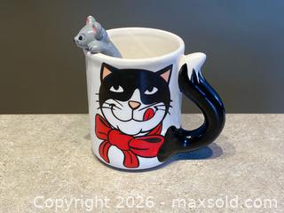 MaxSold Auction: Vintage MSR Imports Whimsical Cat Mug with Mouse – Taiwan - London (Ontario, Canada) PARTNER MANAGED Downsizing Online Auction - Trillium Crescent