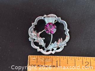 MaxSold Auction: Vintage Scottish Thistle Brooches - London (Ontario, Canada) PARTNER MANAGED Downsizing Online Auction - Trillium Crescent