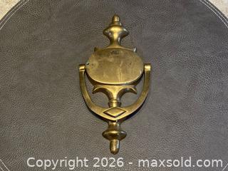 MaxSold Auction: Vintage Solid Brass Door Knocker – Traditional Urn Style - London (Ontario, Canada) PARTNER MANAGED Downsizing Online Auction - Trillium Crescent