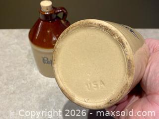 MaxSold Auction: Vintage Stoneware Salt & Pepper Jugs with Cork Stoppers – USA - London (Ontario, Canada) PARTNER MANAGED Downsizing Online Auction - Trillium Crescent