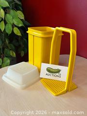 MaxSold Auction: Vintage Tupperware Pickle Container – Bright Yellow - London (Ontario, Canada) PARTNER MANAGED Downsizing Online Auction - Trillium Crescent