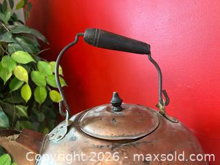 MaxSold Auction: XL Antique Weathered Copper Decor Kettle - London (Ontario, Canada) PARTNER MANAGED Downsizing Online Auction - Trillium Crescent