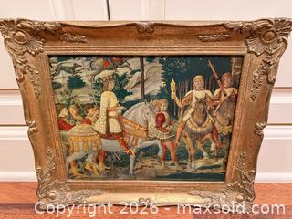 MaxSold Auction: Framed Giclée Print, Gilt Wood Frame, Medieval/Renaissance - Greenburgh (New York, USA) SELLER MANAGED Moving Online Auction -  Sprain Road
