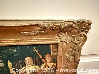 MaxSold Auction: Framed Giclée Print, Gilt Wood Frame, Medieval/Renaissance - Greenburgh (New York, USA) SELLER MANAGED Moving Online Auction -  Sprain Road