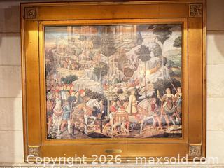 MaxSold Auction: Framed Reproduction Print — Benozzo Gozzoli Procession - Greenburgh (New York, USA) SELLER MANAGED Moving Online Auction -  Sprain Road